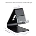 YW YUWISS Universal Micro-Suction Mobile Phone Desktop Stand Mount Holder Stander Cradle - Silver (Black)