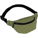BieFuDan Fanny Pack for Kids,Adjustable Waist Bag for Kids Boys Girls,Cute Fashionable Waist Pack Children's Bum Bag,Sports Workout Traveling Running Carrying Phones Mini Bags (Military Green)