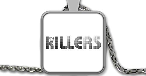 The Killers Square Pendant Necklace 1 inch in diameter