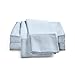 100% Egyptian Cotton Sheet Set - 1000 Thread Count | Single Ply - Sateen Weave | Set Includes One Flat Sheet, One Fitted Sheet & Two Pillowcases