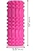 Foam Roller for Best Muscle Massage & Deep Tissue Trigger - Roll & Stretch Tool - 1 Year Warranty (Pink)