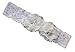 Lauren Annabelle Studio Ivory Wedding Keepsake Toss Garters Lace Vintage White Bridal Prom - Set of 2, 16 inches / 15 inches