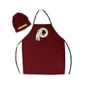 Men's Chef Hat & Apron - NFL - Washington Redskins - Team Logo BBQ Barbeque Cook Grill Home Tailgating Picnic