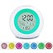 Kids Alarm Clock, DAYOO LED Digital Clock for Boys Girls, 7 Color Changing Night Light Clock for Kids Bedroom Bedside, Children's Clock with Indoor Temperature, Touch Control and Snooze, Gift for Kids