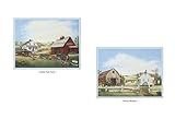 2 Vintage John Deere Art Prints Vintage Tractor Decor