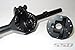 SSD RC Diamond Centered Rear Axle for Axial Wraith (Black)