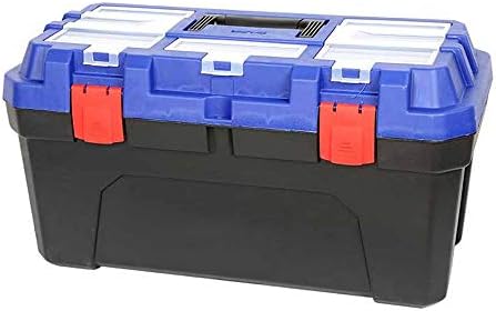 Chencheng ツールボックス コンパートメント小収納層強化プラスチックツールボックス付きポータブルプラスチック製ハンドツールボックス ツールボックスストレージと組織 Size B Ospacp Org Ar