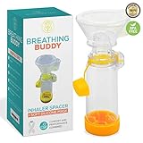 Spacer for Children– Includes Mask I Fits All Sizes I BPA-Free, Non-Toxic I Upgraded Version w/Visual Air Flow Indicator & Flow Whistle | Compact & Lightweight I Kids Medium/Adult Small