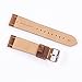 Hadley Roma MS854 Rust Oil Tan Distressed Leather Stitched Men's Watch Band (20mm)