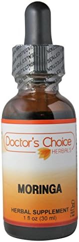 Doctor’s Choice Moringa Liquid Herbal Supplement with Organic Moringa Leaf, 30ml, Kosher – PREMIUM QUALITY – Glass Bottle.