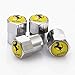 Zhmyyxgs Car Tire Valve stem caps Accessories Logo for Ferrari(A Set of 5 Pcs)