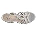 LifeStride Womens Yaya Wedge Sandal Silver 8.5 M