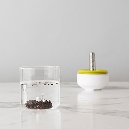 Chef'n 102-742-390 Countertop Sprouter Growing Kit, One Size, Backing White/Wasabi/Glass