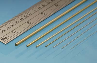 Albion Alloys 1 X PK 1 METRE LONG 1.5MM BRASS ROD 66% MU