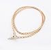 Flexible Bendable Snake Jewelry Necklace Gothic Magnetic Choker Necklace - Versatile Can be used as Waistband Bracelet