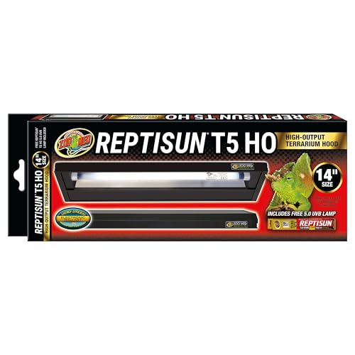 Zoo Med LF-70e ReptiSun T5 UVB Top Lamp 30 cm for Terrariums, Pack of 1