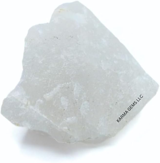 Indoor Fountains & Accessories - karma gems White Quartz 2 Pcs Bulk Rough Stones Mix Natural Raw Stones Crystal for Tumbling, Cabbing, Fountain Rocks, Decoration,Polishing, Wire Wrapping, Wicca & Reiki Crystal Healing