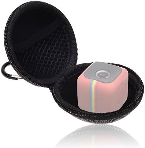 Cosmos Small Portable EVA Storage Case Bag for Polaroid CUBE, CUBE+ HD Action Lifestyle Camera (Round EVA case)