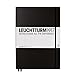LEUCHTTURM1917 - Notebook Hardcover Master Classic A4+ - 235 Numbered Pages for Writing and Journaling (Black, Plain)