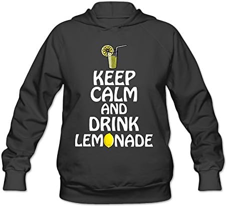 Wesley Keep Calm And Drink Lemonde Wen's Sport Hooded Sweatshirt Black L