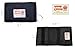 Rough Enough Travel Black Small Canvas Boys Kids Wallet for Boys with Zipper Coin Purse with ID window Women Credit Card Front Holder Front Pocket Wallet Cases Organizer for Sport School
