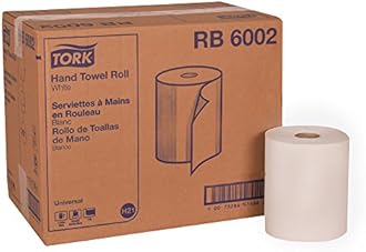 Tork Paper Hand Towel Roll White H21, Universal, 100% Recycled Fiber, 12 Rolls x 600 ft, RB6002