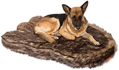 faux fur dog bed large