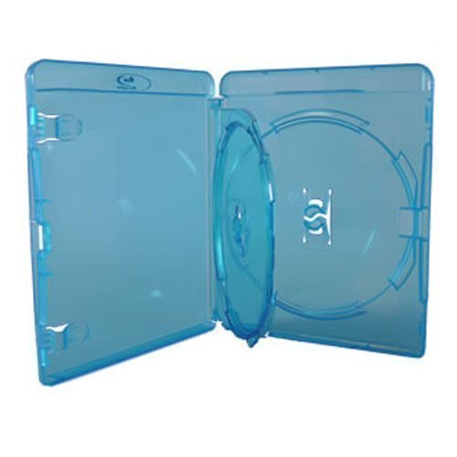 Vision Media 10 X Amaray Triple Blu Ray Case - With A Inner Tray 14mm Spine