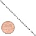 4mm Durable Solid Stainless Steel Smooth Beaded Ball Chain Necklace