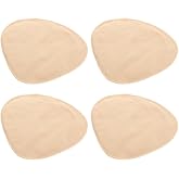 BESPORTBLE Breast Prosthesis Covers: 4 Pcs Breast Form Covers - Cotton Bra Cup Insert - Breathable Prosthesis Protective Pockets for Women, L