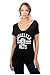 UNK NBA Women's T V-Neck Relaxed Short Sleeve Tee Shirt, Team Color
