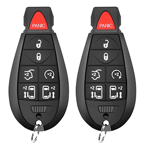 SaverRemotes 7 Button Key Fob Compatible for
