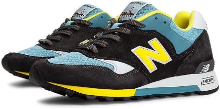 New Balance Men's Seaside 577 Men Sneakers Black/Light Blue/Yellow M577GBL (SIZE: 11.5)