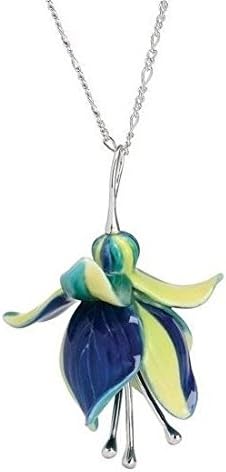 Franz CollectionFuchsia Flower Necklace