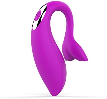 Female 10 Speed Vibration Modes Massager Wireless Remote Control G Spot C Spot Double Stimulation Vibrator USB Charge Waterproof Rabbit Vibrating Egg for Women (purple)