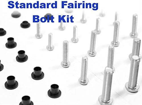 Standard Motorcycle Fairing Bolt Kit For Suzuki GSX-R600 / GSX-R750 2011-2015 Body Screws, Fasteners, and Hardware