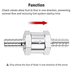 EVIL ENERGY 3/8" Fuel Check Valve One Way Inline