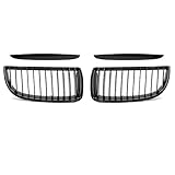 uxcell 2pcs Glossy Black Front Bumper Kidney Grill Grille for 2005-2008 BMW E90 E91 4 Doors Sedan 323i 328i 328xi 335i 335xi 330i 330xi 320i 325xi