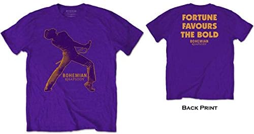 Bohemian Rhapsody Film Queen Fortune' (Purple) T-Shirt