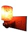 Dream Salts Himalayan Salt Lamp Night Light/Mini Natural Air Purifying Crystal Rock/UL Approved Wall plugin/Hand Carved Home, Bedroom, Nursery Ionizer Decoration (Cylinder)