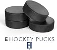Hockey Pucks Bulk - 4 Hockey Pucks per Case - Official 6 oz