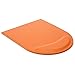 KINGFOM Leather Gaming Mouse Pad/Mat with Wrist Rest Support, Non Slip Mousepad - Large (Orange)