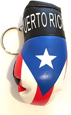 Amazon Com Boricua Puerto Rico Boxing Glove Keychain Puerto