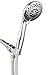 A-Flow™ 5 Function Luxury 4” Handheld Shower Head System / ABS Material with Chrome Finish / 60” Flexible Hose; Mount Holder Included / Enjoy an Invigorating & Luxurious Spa-like Experience