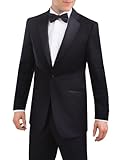 Alexander Dobell Men's Notch Lapel 1 Button Tuxedo Jacket