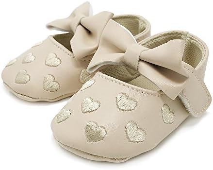FRILLS Infant Toddlers Baby Boys and Girls Soft Soled Fringe Crib Shoes PU Moccasins - Light Tan (for ages 6-12 months/12 cm length)