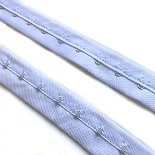 PetiteCocoCrafts Black, White Hook and Eye Tape Trim(3YD,5YD/Pack)