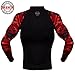 DRSKIN Men's Long Sleeve Compression Shirts Top Sports Workout Running Athletic Gym Baselayer Dry Cool (RSB-MRE92, 3XL)