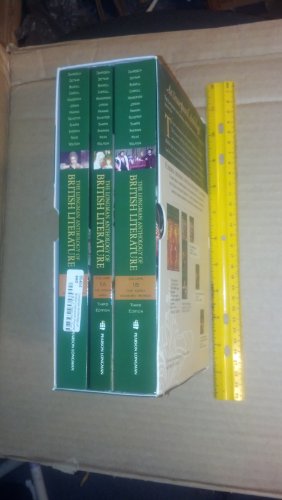 Paperback The Longman Anthology of British Literature in 3 Vols. Book