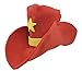 Novelty Giant Jumbo Foam Cowboy Hat (Red)